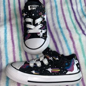 EUC Unicorn Converse Velcro Closure